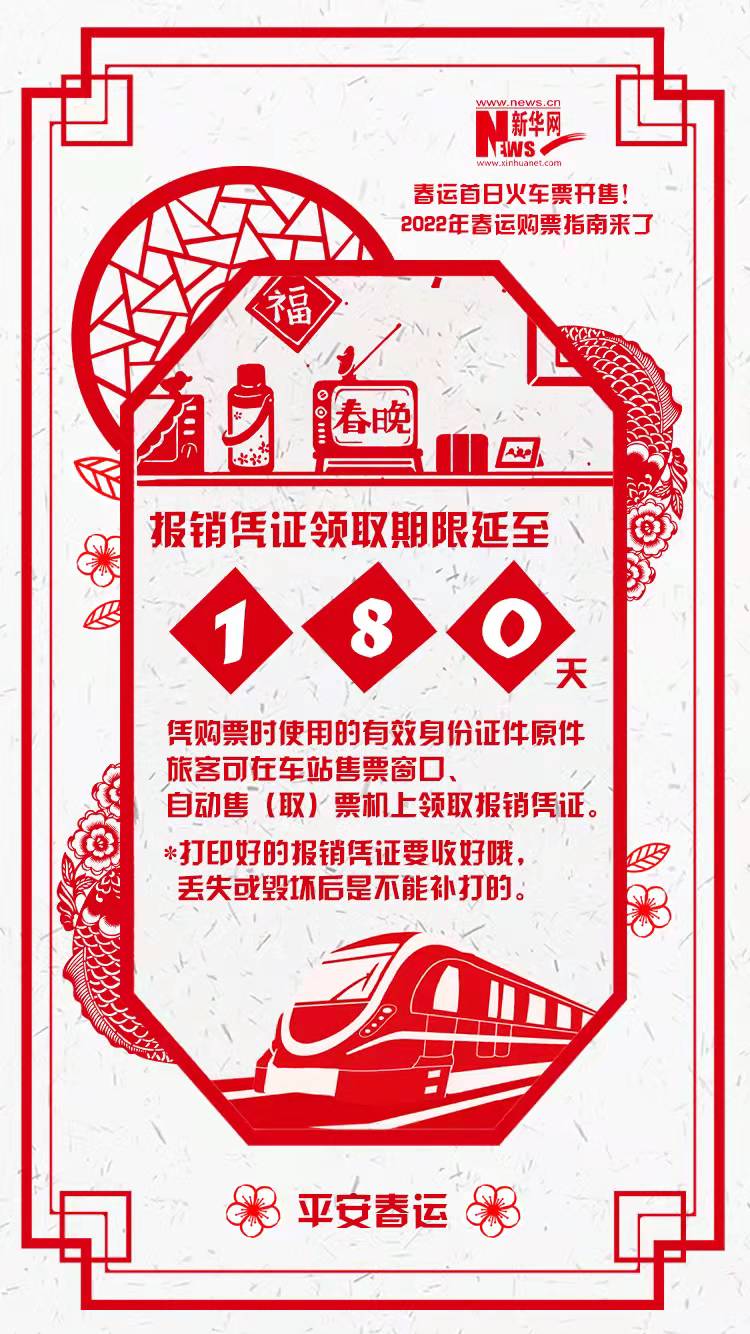 2022年春運首日火車票開售！購票指南來了