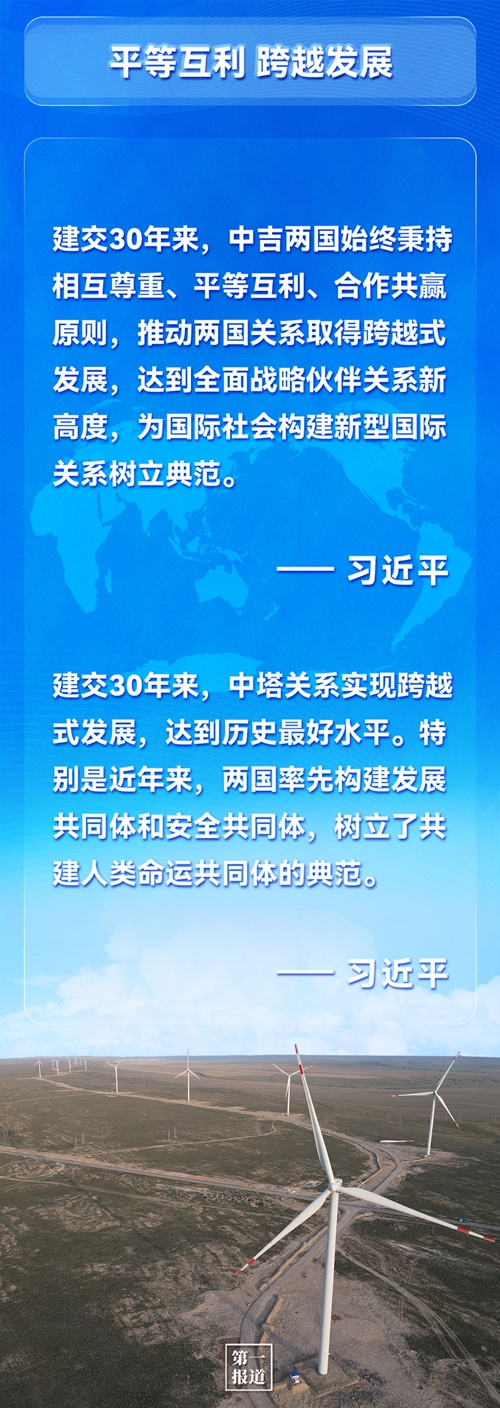 第一報(bào)道 | 建交三十年，習(xí)主席這樣評(píng)價(jià)與中亞五國(guó)關(guān)系
