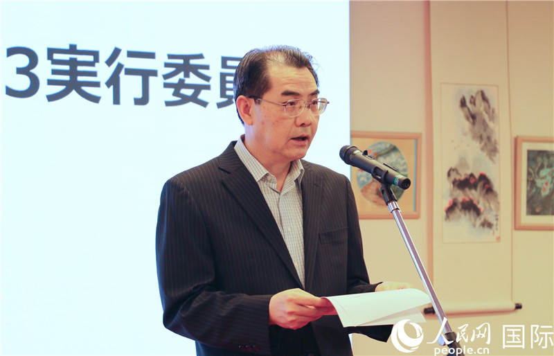 中國駐日本大使吳江浩致辭。人民網(wǎng) 許可攝