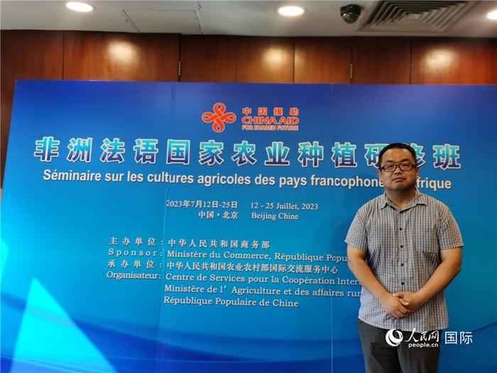 農(nóng)業(yè)農(nóng)村部全國農(nóng)業(yè)技術(shù)推廣服務(wù)中心正高級(jí)農(nóng)藝師孫釗。人民網(wǎng) 孫鴻宇攝