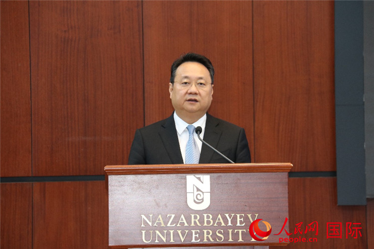 中共中央宣傳部副部長王綱致辭。人民網(wǎng)記者 李強攝