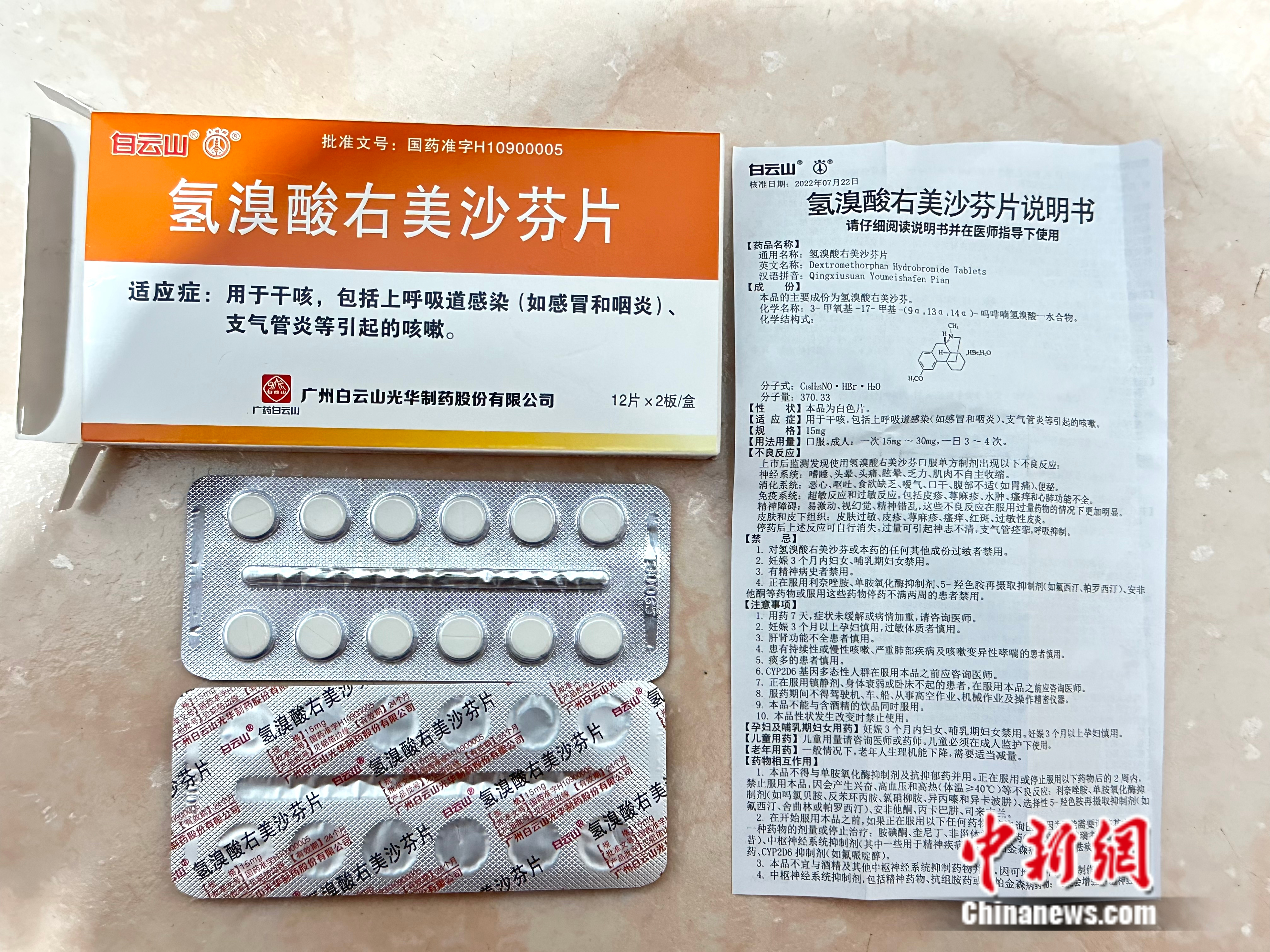 右美沙芬。受訪者供圖