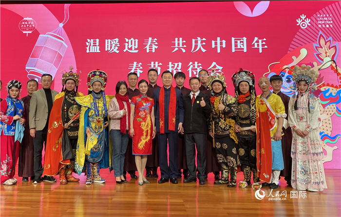當(dāng)?shù)貢r(shí)間2月5日晚，中國駐美國大使館舉辦僑學(xué)界專場(chǎng)春節(jié)招待會(huì)。 人民網(wǎng)記者 李志偉攝