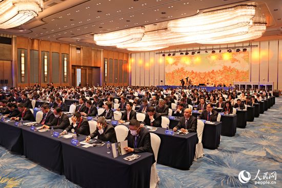 與會嘉賓濟(jì)濟(jì)一堂。人民網(wǎng)記者 陳博攝