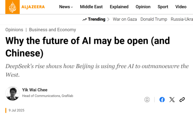 外媒：從開(kāi)源到上場(chǎng) 中國(guó)人工智能全面加速領(lǐng)跑未來(lái)_fororder_圖片1