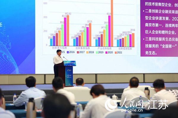 2022南京江北新區(qū)創(chuàng)新活力指數(shù)發(fā)布。江北新區(qū)供圖