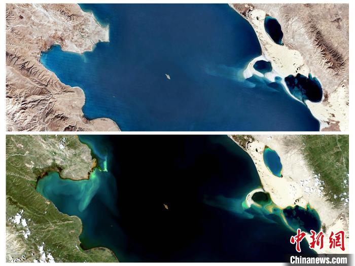 衛(wèi)星鳥瞰“生態(tài)大省”青海：沙化治理明顯，青海湖如藍(lán)寶石