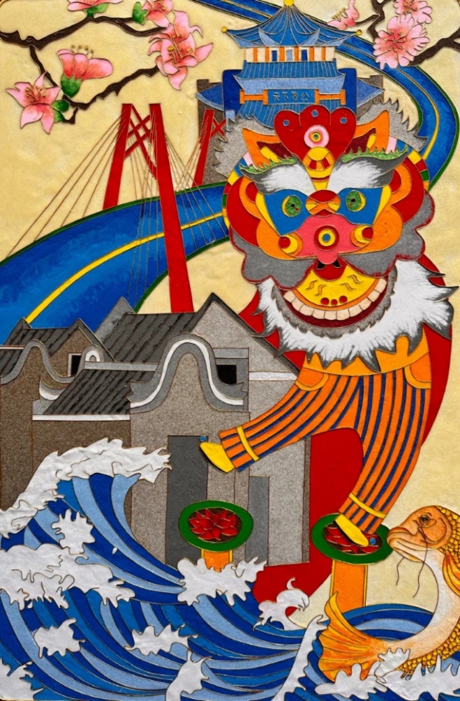 中小學(xué)生創(chuàng)新創(chuàng)意設(shè)計(jì)成果首次登上文博會(huì)。參展觀眾供圖