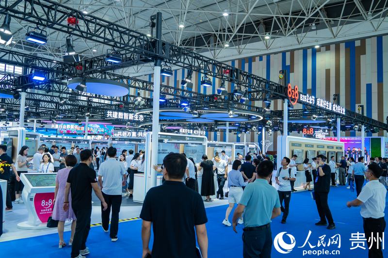 2、2024數(shù)博會共吸引400余家展商參展。人民網(wǎng) 陽茜攝.jpg