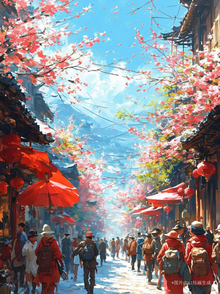 【巳巳如意萬象新】漫評丨紅紅火火中國年，照見新年新圖景