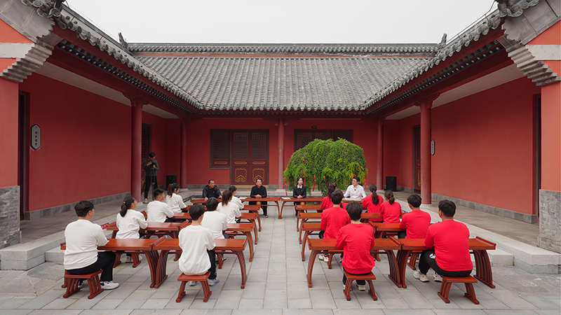“一塊豆腐話清廉”思政課。滁州市委網(wǎng)信辦供圖