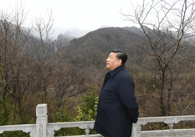 2020年4月20日，習近平總書記在位于陜西柞水的秦嶺牛背梁國家級自然保護區(qū)考察秦嶺生態(tài)保護情況。