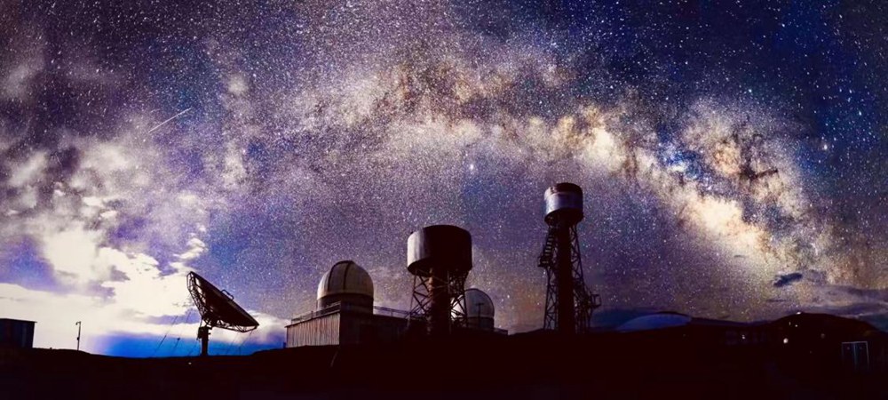 阿里暗夜星空。貢覺群培攝