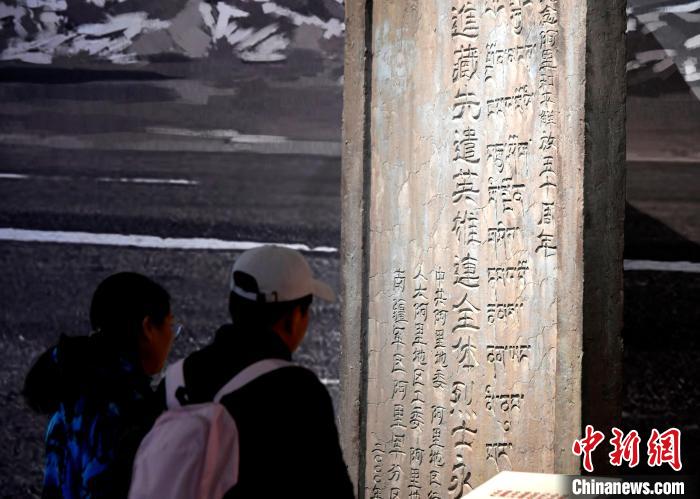 圖為5月18日，觀眾正在欣賞展覽。　李林 攝